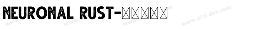Neuronal Rust字体转换